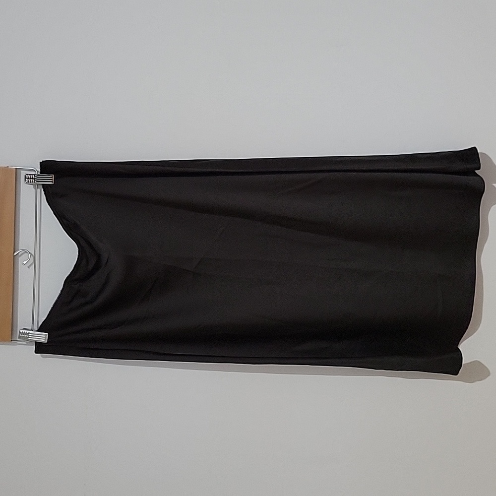 Silky elasric midi skirt